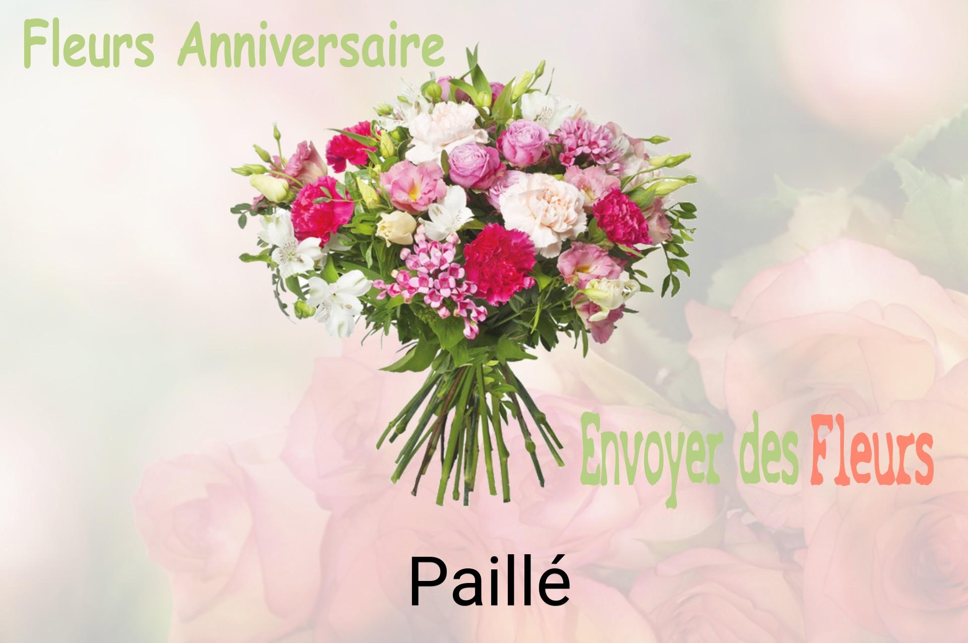 Bouquet de fleurs d’anniversaire livré à Paillé